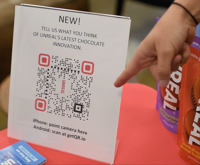 Unreal Chocolate QR